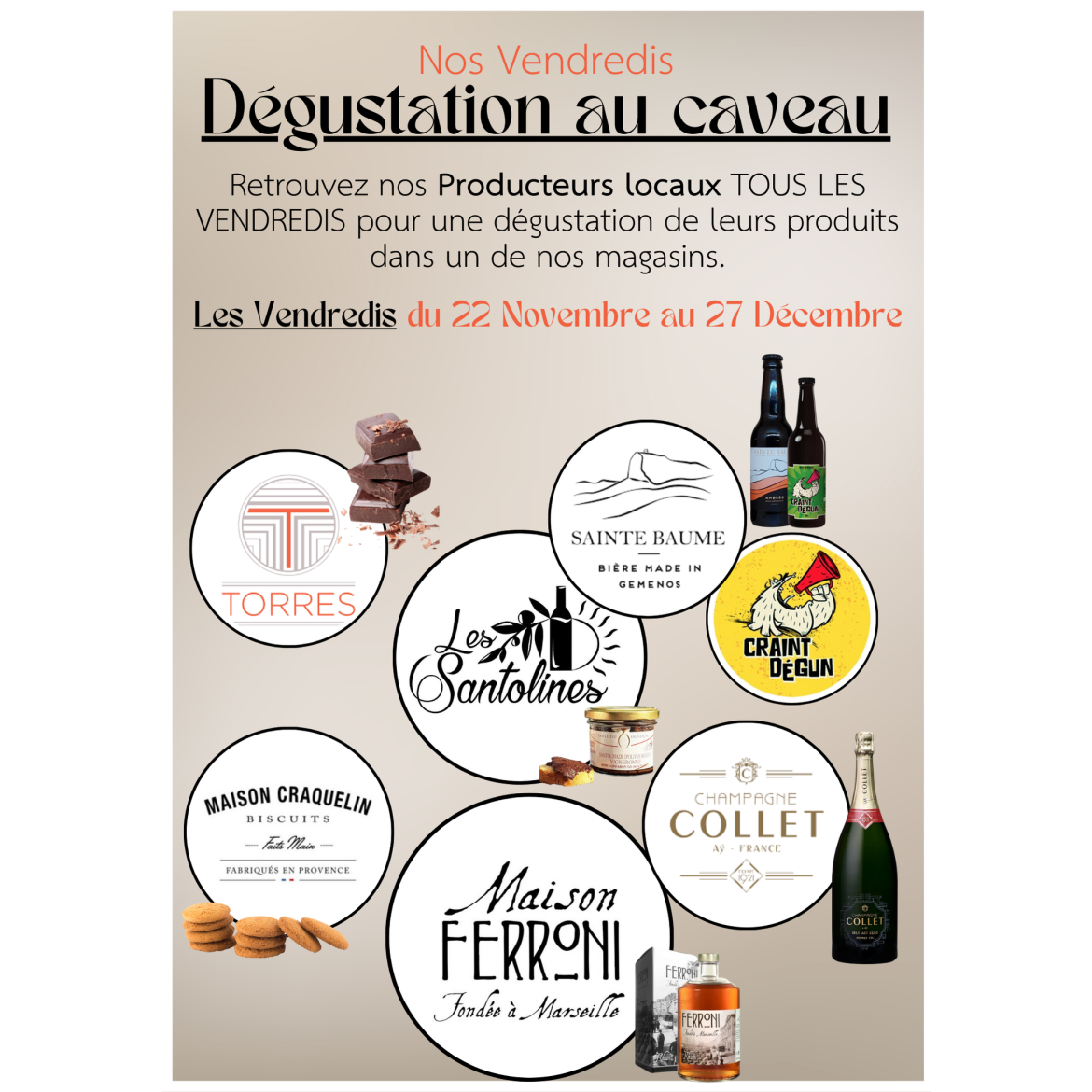 Nos Vendredis Dégustation